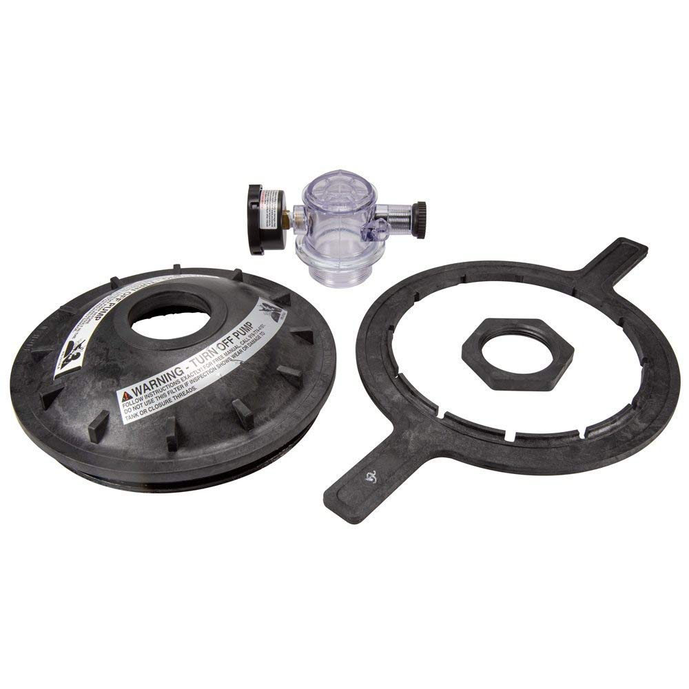 Repuesto Kit de reemplazo de cierre de rosca de contrafuerte negro de 8-1/2 pulgadas Triton filtro de piscina -154856