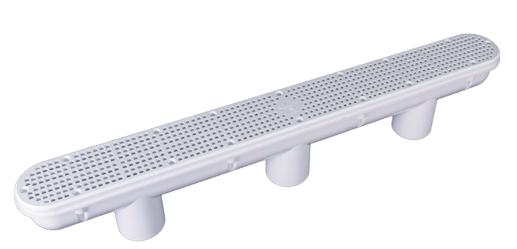 PARRILLA De Fondo RECTANGULAR 32"x2" (81 cm largo) (5 cm ancho) (14 cm alto) 