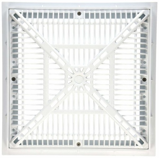 [SG640-4720] PARRILLA De Fondo Cuadrada 12 X 12" Blanca 25508-120-000 (SG640-4720)