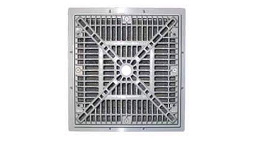 [25508-090-000] PARRILLA De Fondo Cuadrada 9 X 9" Blanca-25508-090-000