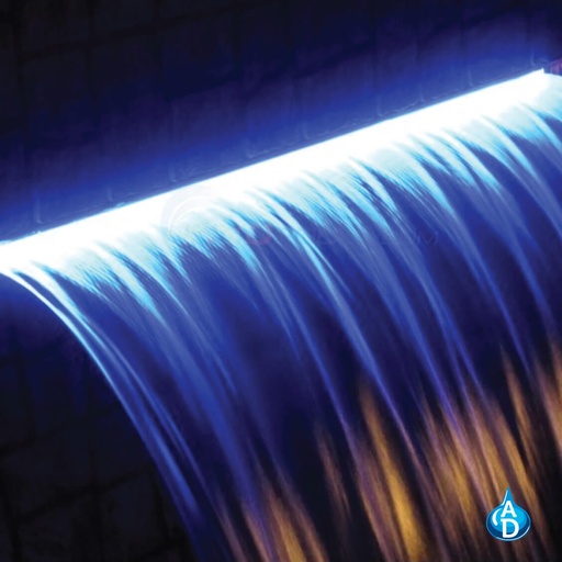[25677-230-000] Cascada Luz Led a Colores CMP 24" largo (60 CM) 1" De Labio 25677-230-000